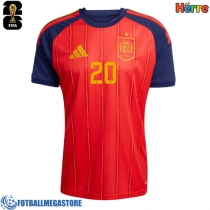 Fotballdrakt Herre Spania Pedri Gonzalez #20 Hjemmedrakt VM 2026 Kortermet